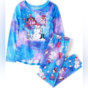 Kids Winter Scene Snowman Pajama Set The Children’s Place Med 7/8
